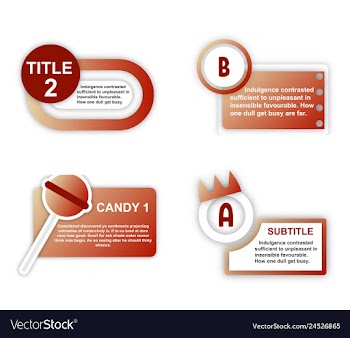 Abstract paper infografics internal and external vector image