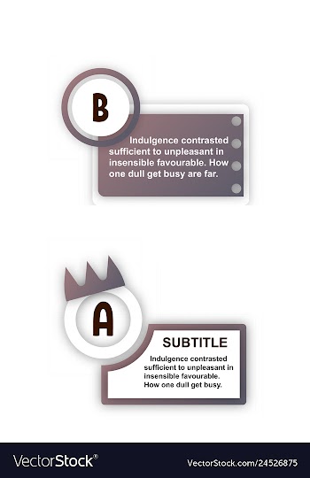 Abstract paper infografics internal and external vector image