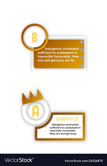 Abstract paper infografics internal and external vector image