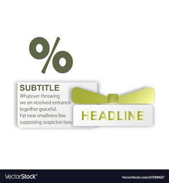 Abstract paper infografics internal and external vector image