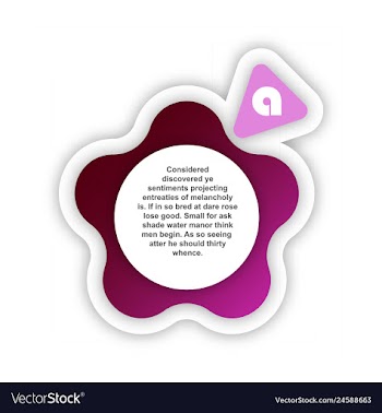 Abstract paper infografics internal and external vector image