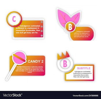 Abstract paper infografics internal and external vector image