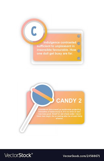 Abstract paper infografics internal and external vector image