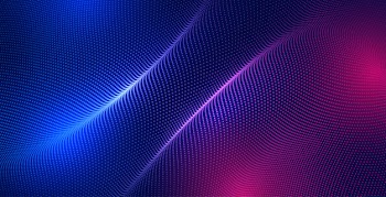 Abstract particles background with light effect Free Vector