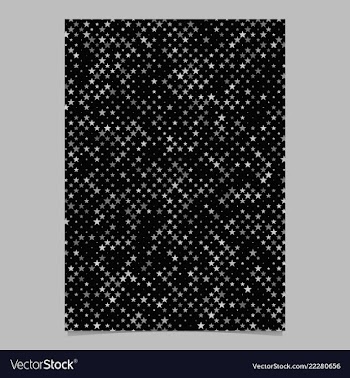 Abstract pentagram pattern background flyer vector image