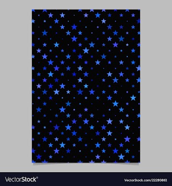 Abstract pentagram pattern background poster vector image