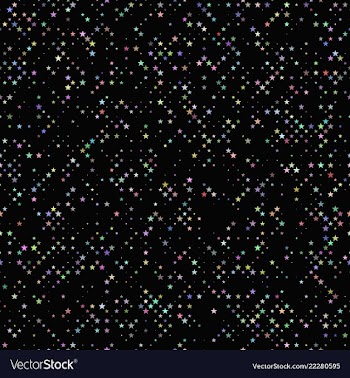 Abstract pentagram star pattern - background vector image