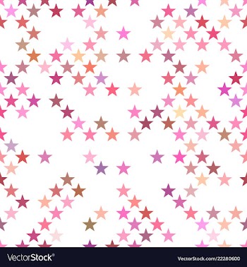 Abstract pentagram star pattern background vector image