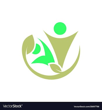  					Abstract people logo vector image														
