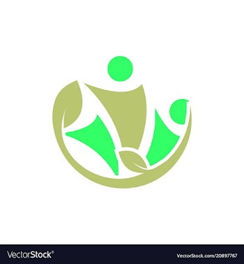  					Abstract people logo vector image														