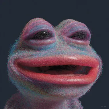 Abstract Pepe the Frog Artwork Abstract Pepe the Frog Artwork
