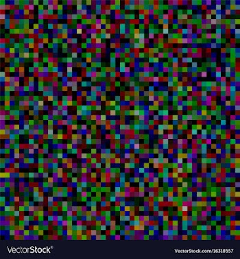 Abstract pixel square mosaic background vector image