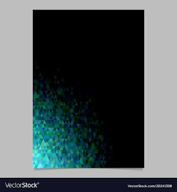 Abstract polygonal brochure template design with vector image