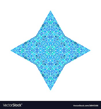 Abstract polygonal colorful geometrical tiled vector image
