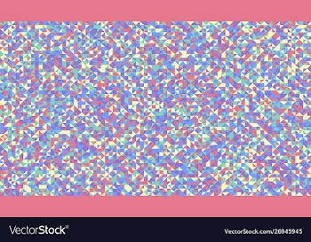Abstract polygonal colorful triangle mosaic vector image