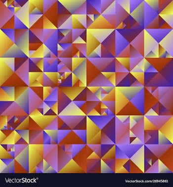 Abstract polygonal geometrical triangle vector image