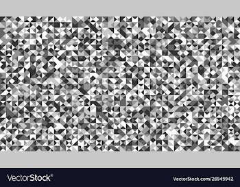 Abstract polygonal grey triangle mosaic pattern vector image