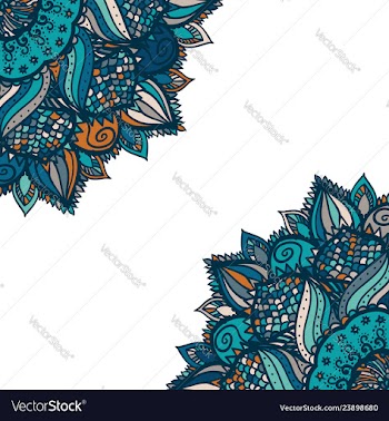 Abstract postcard design vector image