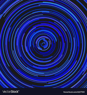 Abstract psychedelic background from half rings vector image