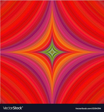 Abstract psychedelic quadratic background design vector image