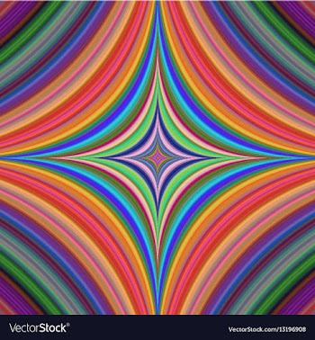 Abstract psychedelic quadratic background design vector image
