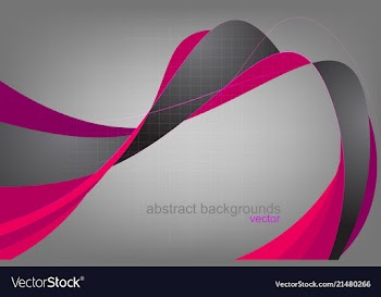 Abstract purple colors curved scene vector image