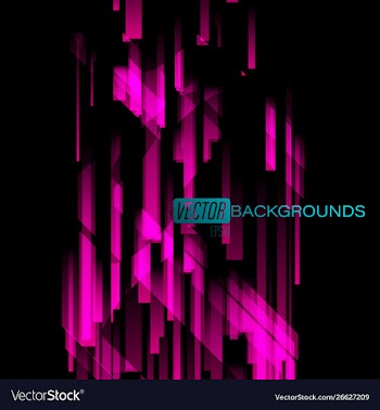 Abstract purple colors on a black scene vector image