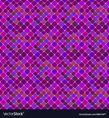 Abstract purple seamless diagonal square pattern vector image