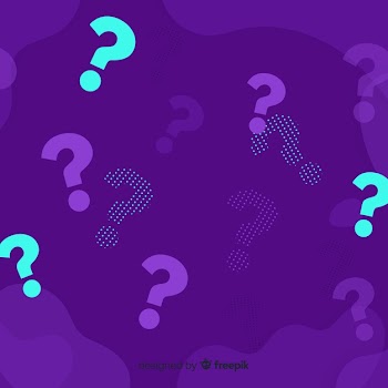 Abstract question background Free Vector