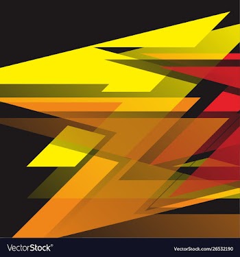 Abstract racing stripes background blackyellow vector image