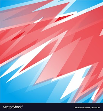 Abstract racing stripes background blue red and vector image