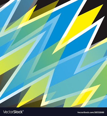 Abstract racing stripes background blueyellow and vector image