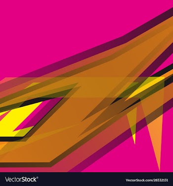Abstract racing stripes background pinkyellow and vector image