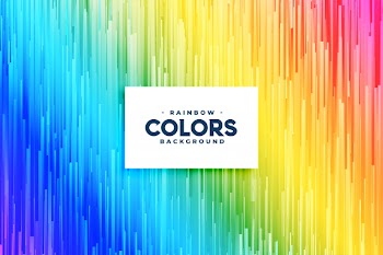 Abstract rainbow colors vertical lines background Free Vector