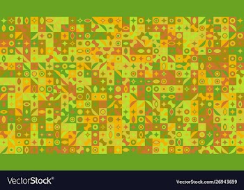 Abstract random curved shape pattern webpage vector image