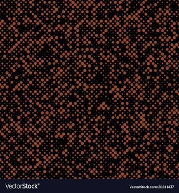 Abstract random halftone dot pattern background vector image