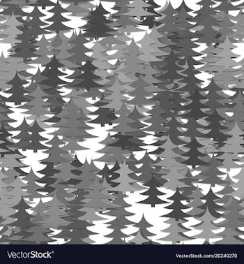 Abstract random pine tree pattern background vector image