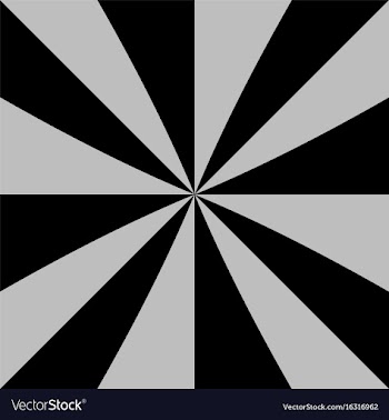 Abstract ray burst background from radial stripes vector image