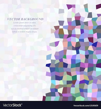 Abstract rectangle tile mosaic background design vector image