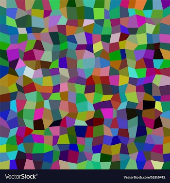 Abstract rectangle tiled mosaic pattern vector image