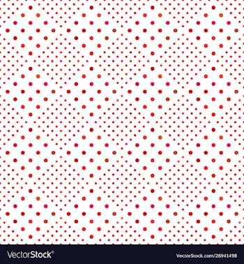Abstract red seamless circle pattern background vector image