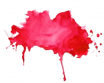 Abstract red watercolor splash texture background design Free Vector
