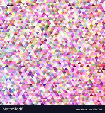 Abstract regular triangle tile mosaic background vector image
