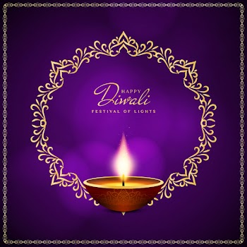 Abstract religious happy diwali festival background Free Vector