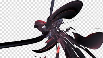 Abstract Render , black and red transparent background PNG clipart