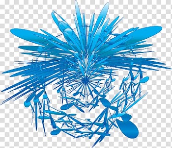 Abstract Rendering Computer Icons, Abstract Blue transparent background PNG clipart
