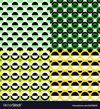 Abstract repeating circle pattern background vector image