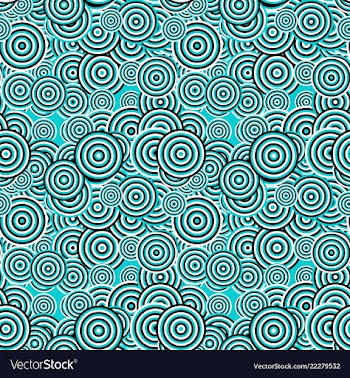 Abstract repeating circle pattern background vector image