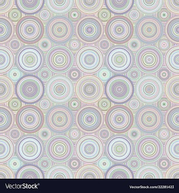 Abstract repeating circle pattern - background vector image