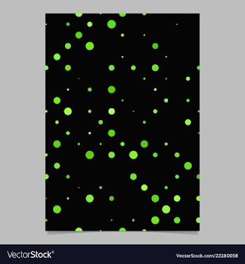 Abstract repeating circle pattern brochure vector image